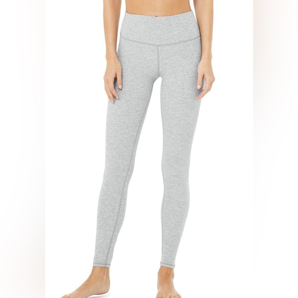 alosoft high rise leggings in athletic grey size XS